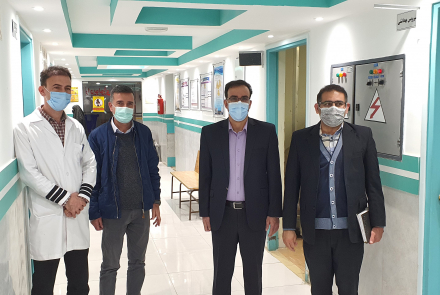 حضور مدیر درمان دانشگاه علوم پزشکی اصفهان   در بیمارستان سید الشهدا (ع) سمیرم 