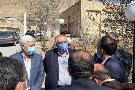 حضور ریاست محترم دانشگاه علوم پزشکی اصفهان 